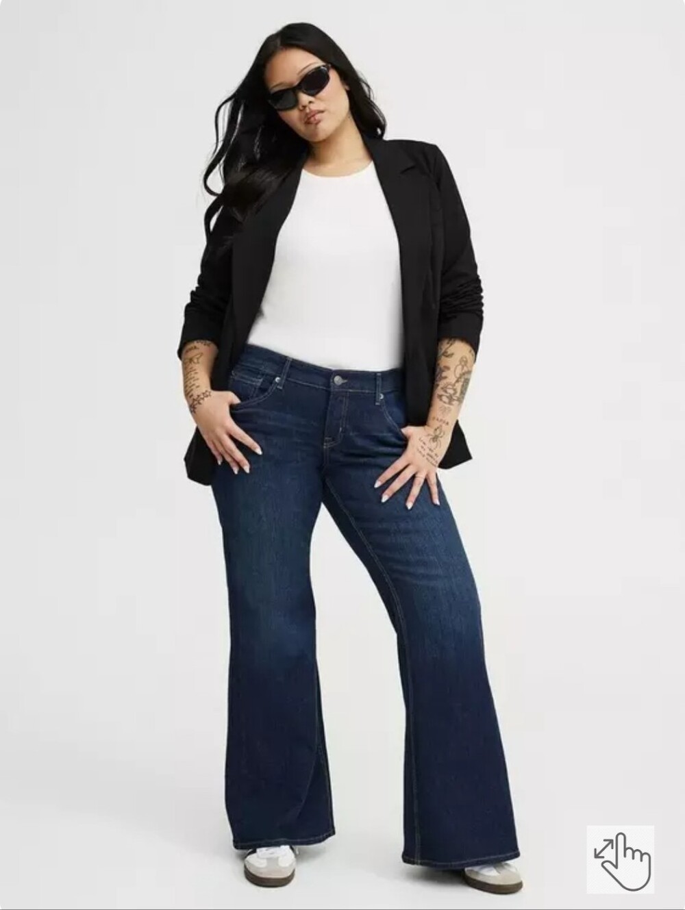 NWT Torrid Dark Wash Flared Jeans 16R